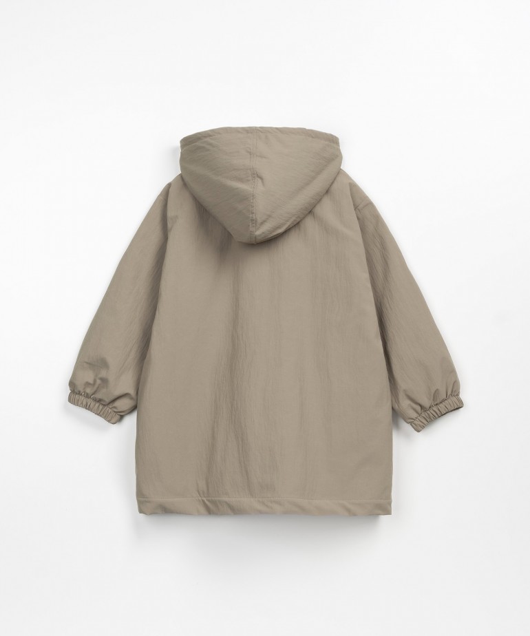 Cappottino impermeabile con fodera in pile