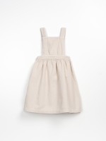 Corduroy dress with opening at the back Corduroy dress with opening at the back