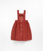 Vestido con cuello cuadrado | Wooden Memories