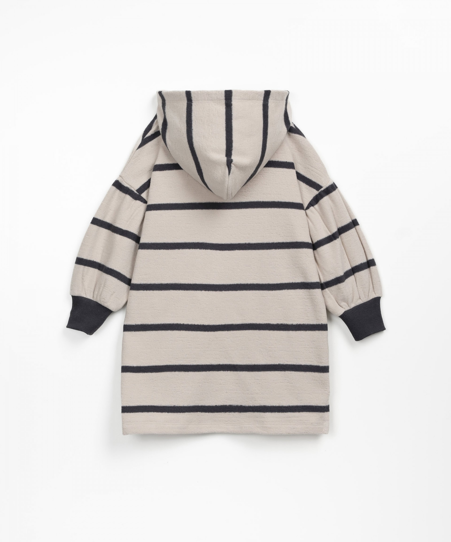 Striped dress with hoodie | Wooden Memories