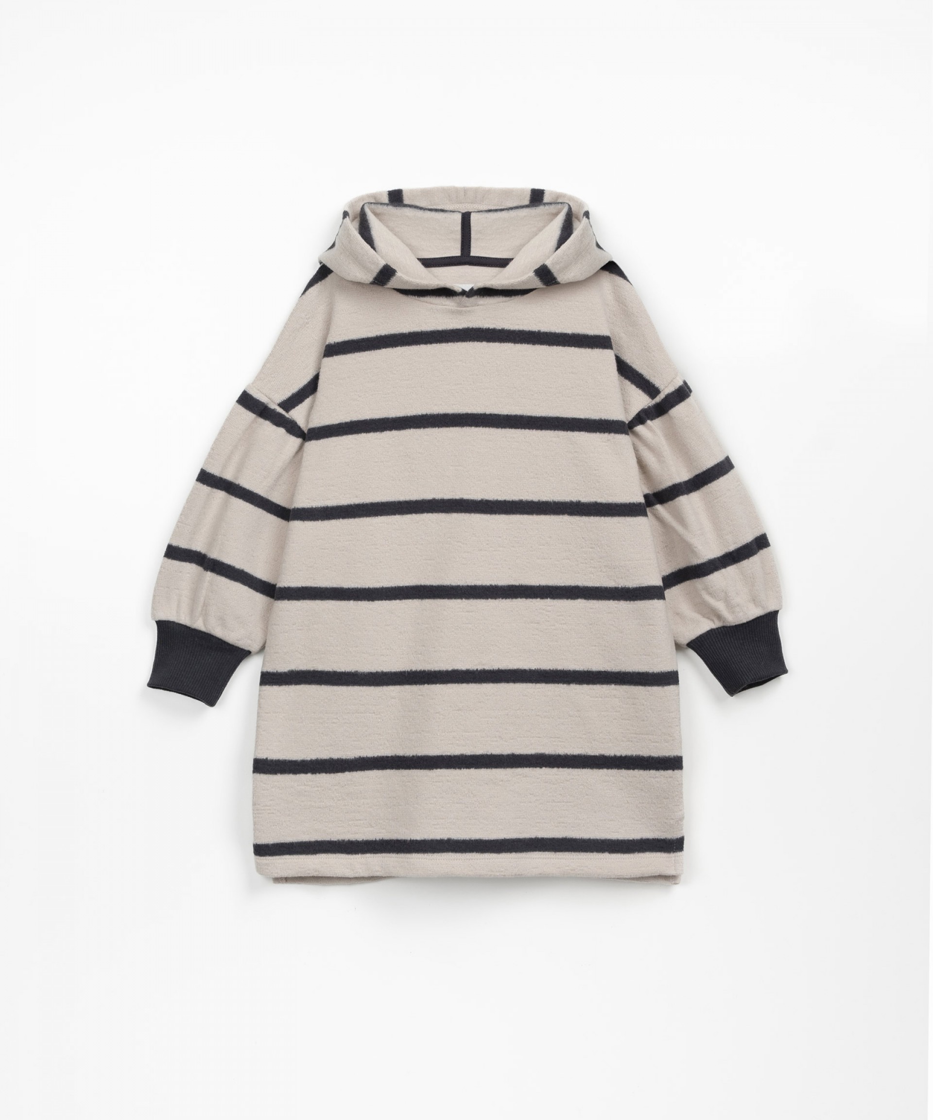 Striped dress with hoodie | Wooden Memories