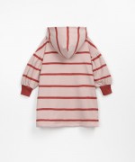 Striped dress with hoodie | Wooden Memories