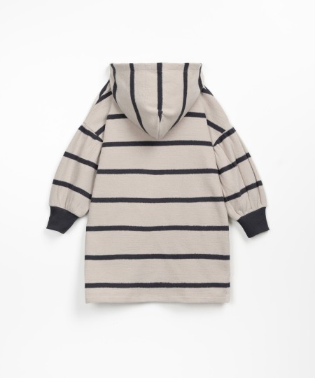 STRIPED JERSEY DRESS