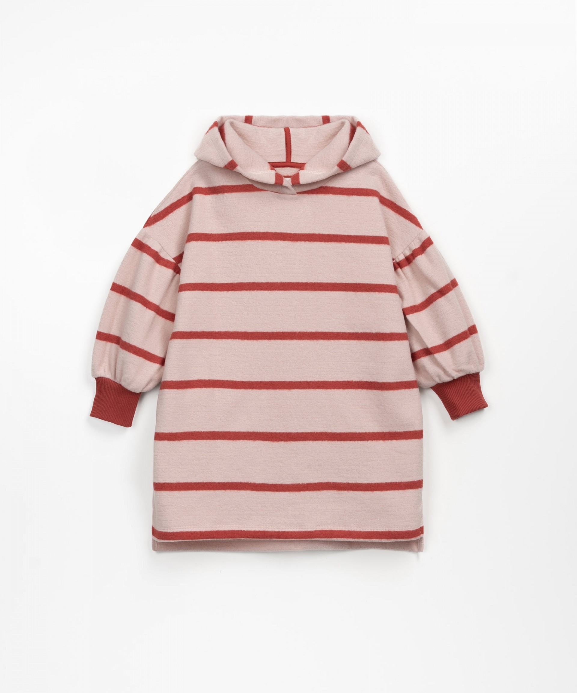 Striped dress with hoodie | Wooden Memories