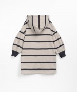 Striped dress with hoodie | Wooden Memories