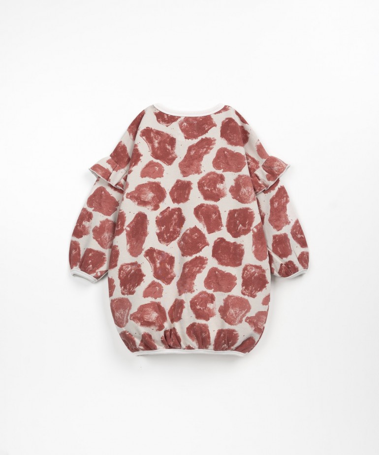 Dress with giraffe spot print 