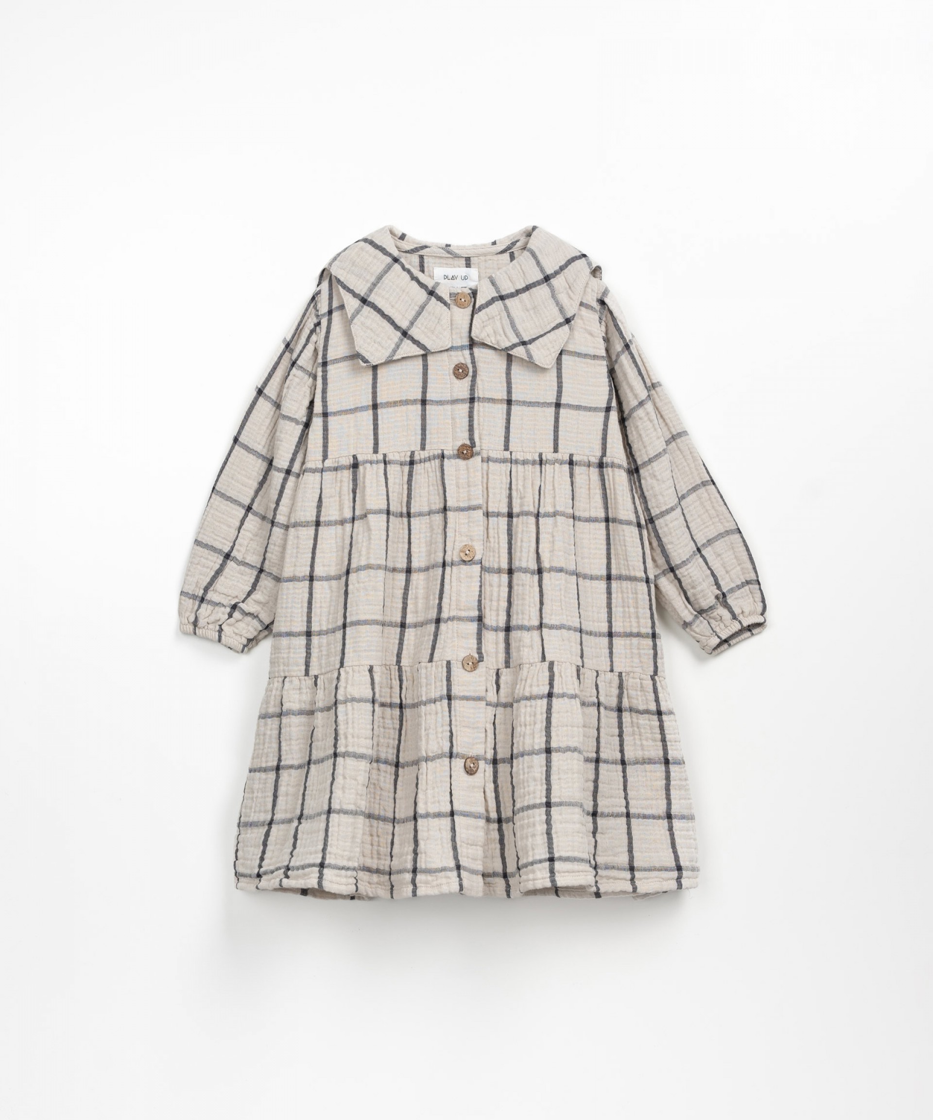 Woven dress with collar | Wooden Memories