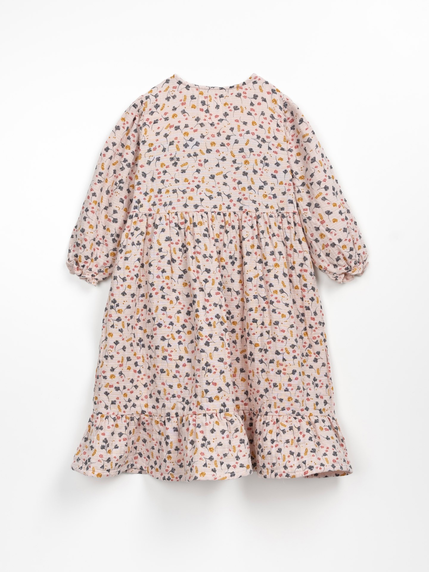 Vestido de algodón orgánico con estampado de flores