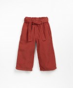 Pantaloni in bombasina a gamba larga | Wooden Memories