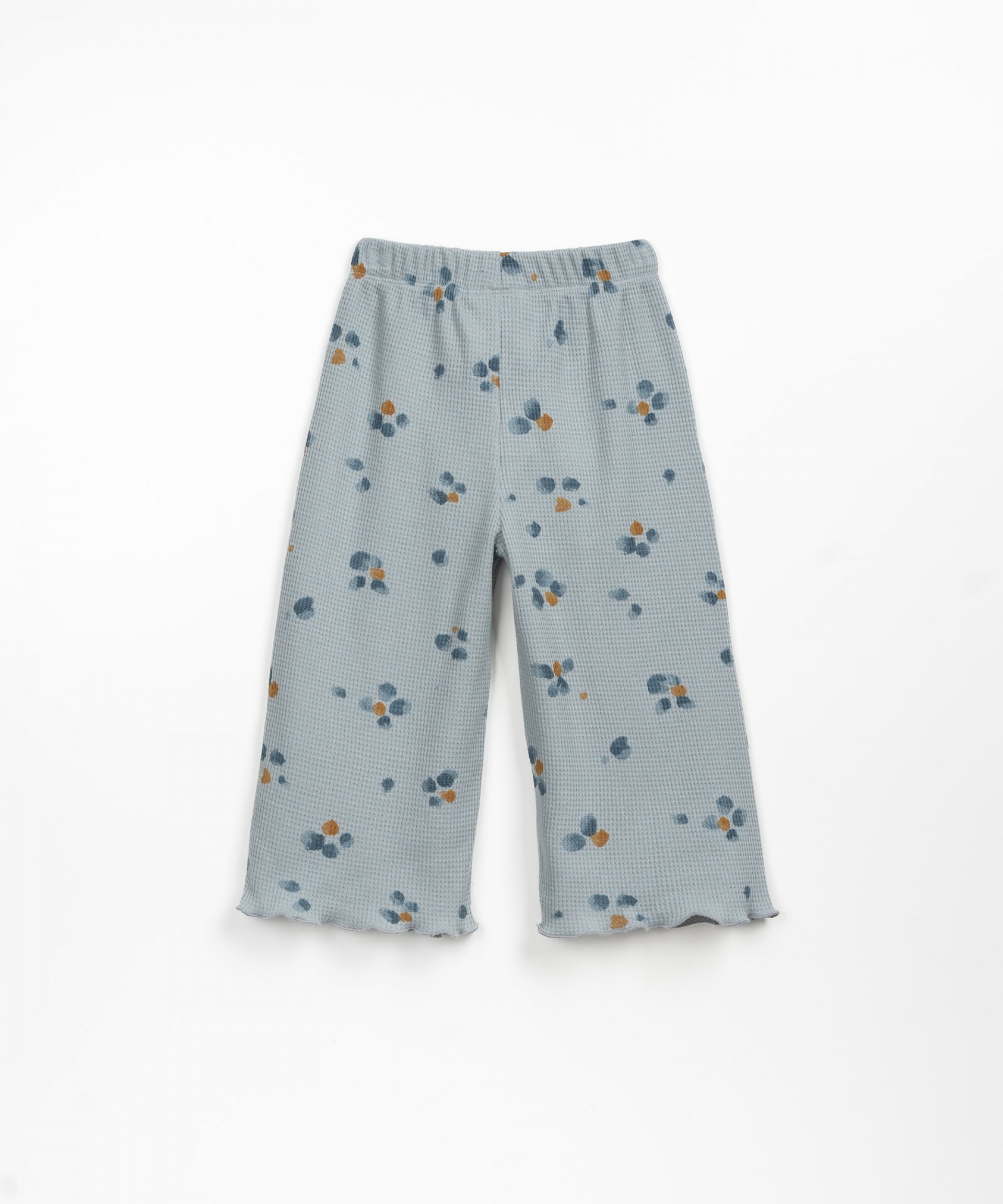 Pantaln de punto texturizado con estampado | Wooden Memories