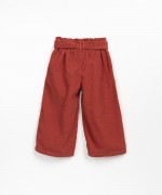 Pantalon en velours ctel et  jambe large | Wooden Memories