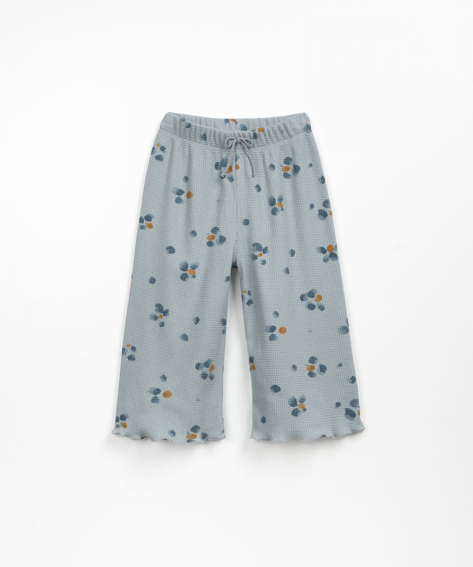 Pantaln de punto texturizado con estampado | Wooden Memories