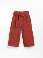 Calça em bombazine com bolsos Calça em bombazine com bolsos