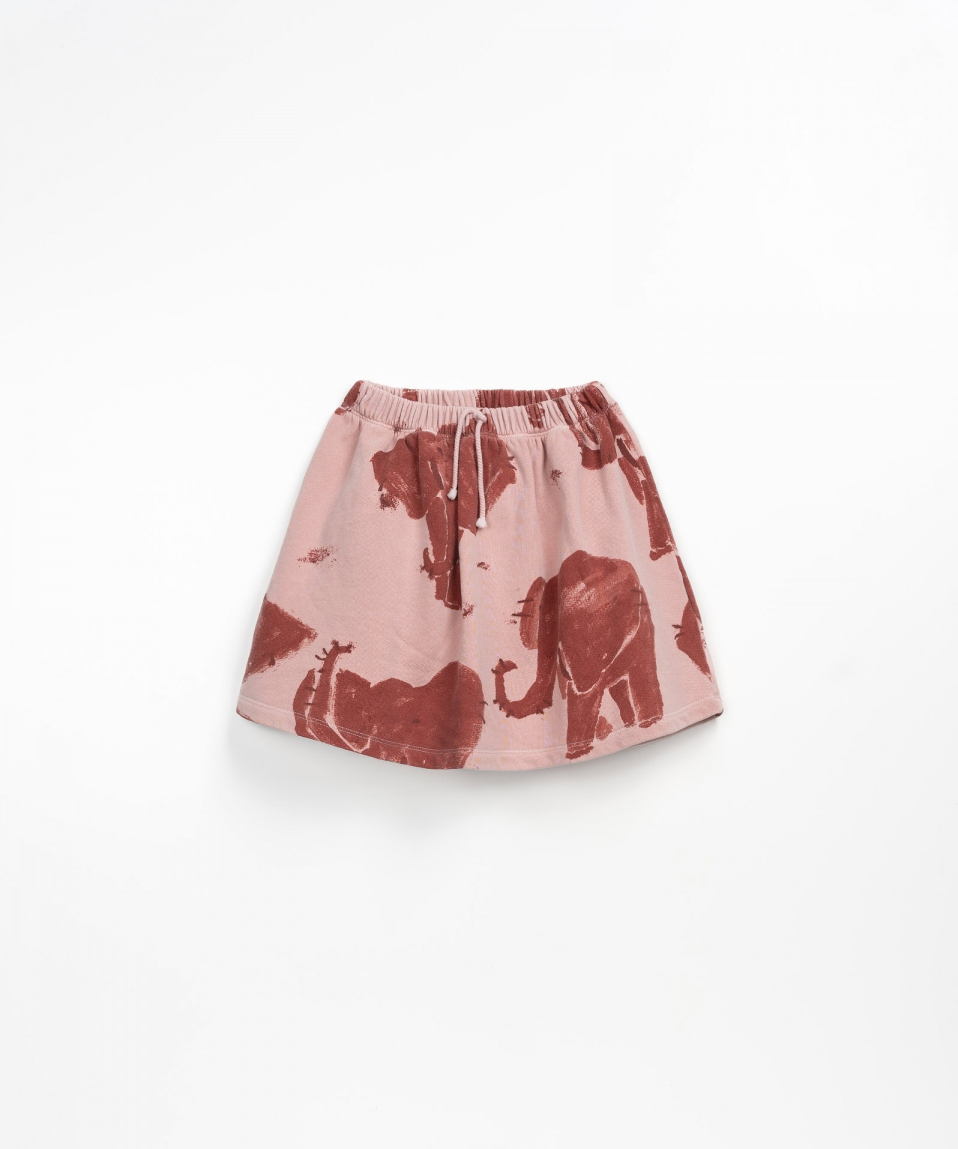 Falda de punto con estampado de elefante | Wooden Memories