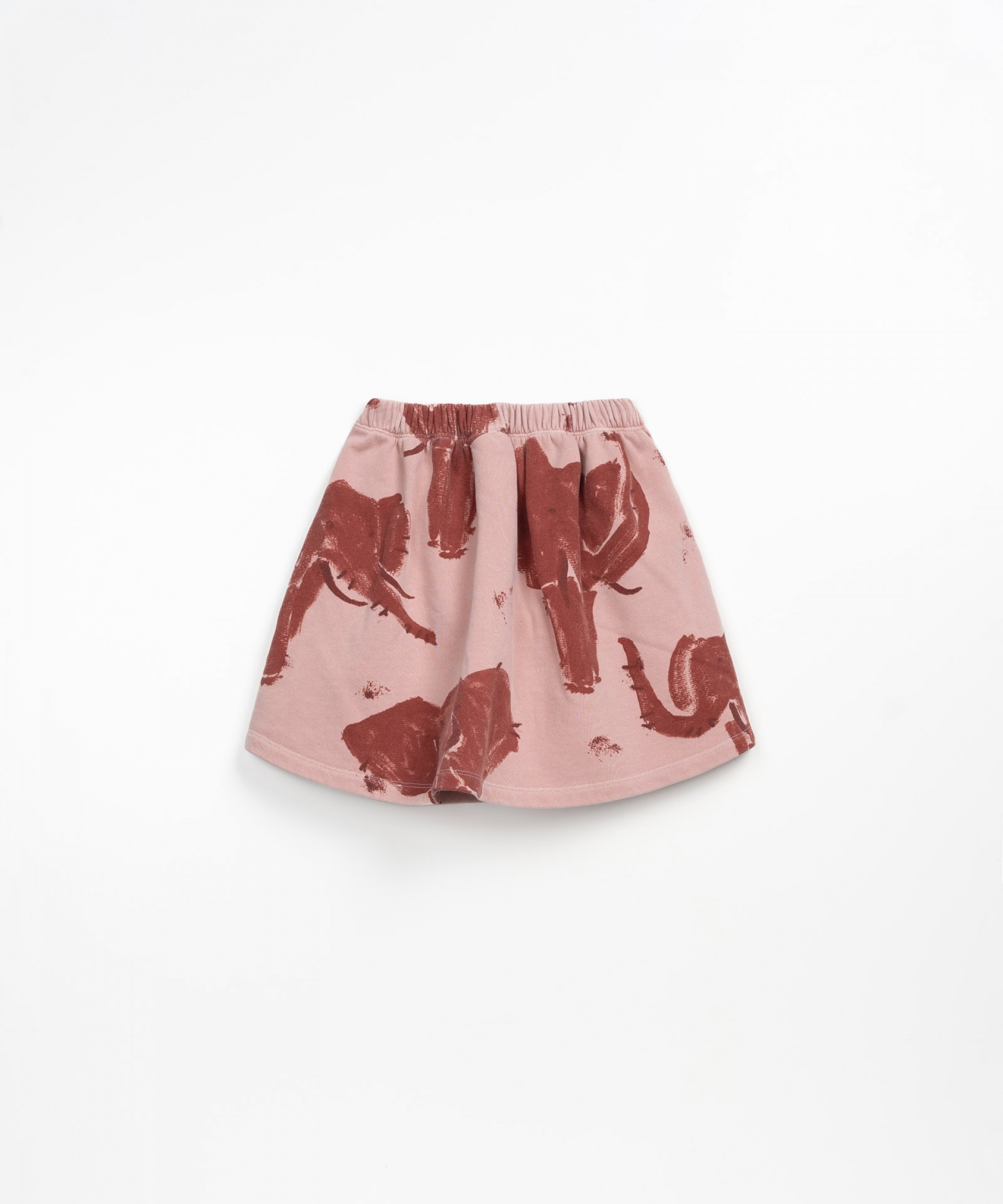 Jersey skirt withelephant print | Wooden Memories