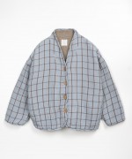 Checkered jacket with plush lining | Wooden Memories