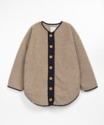 Plush jacket with pockets | Wooden Memories