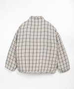 Checkered jacket with plush lining | Wooden Memories