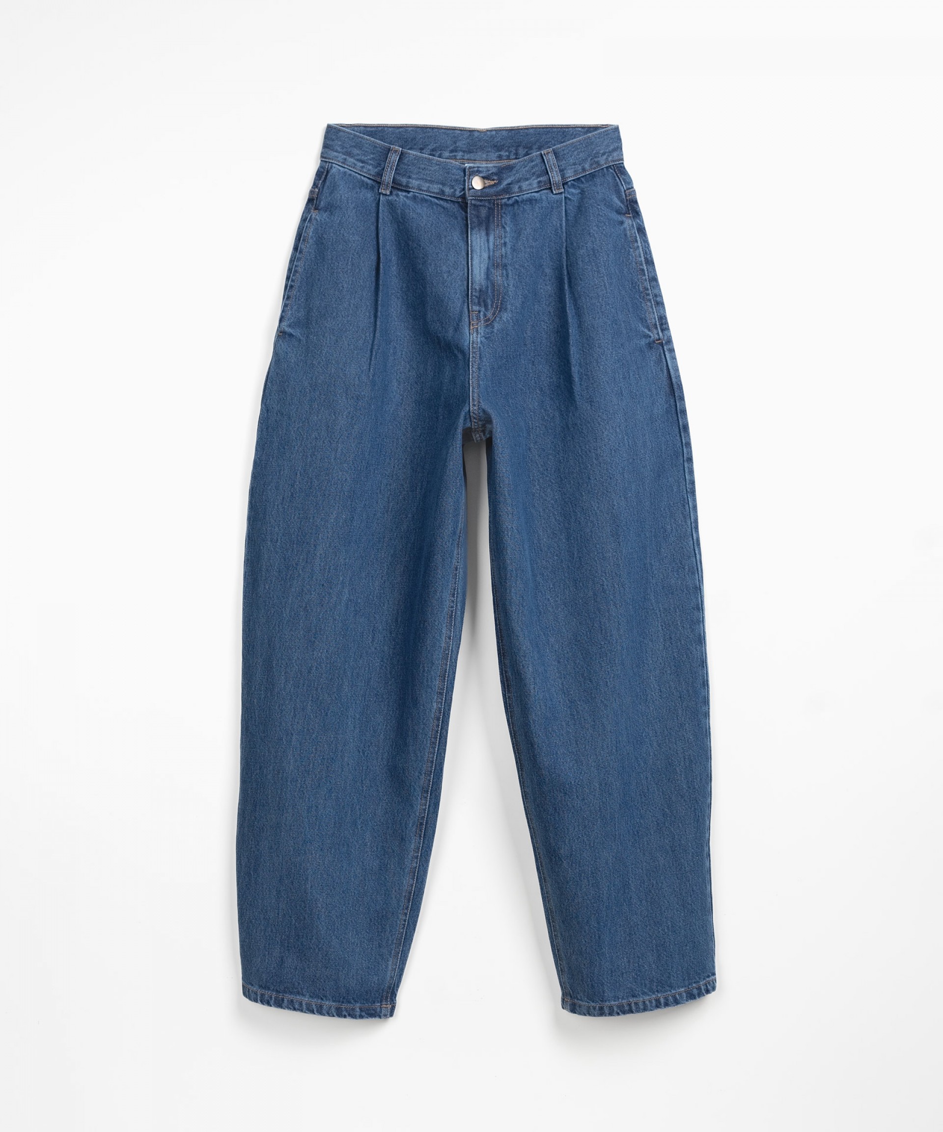 Pantalon en jean avec un mlange de fibres | Wooden Memories