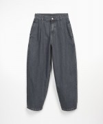 Pantaloni di jeans, misto fibre riciclate | Wooden Memories