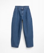 Denim pants with a mixture of fibers | Wooden Memories