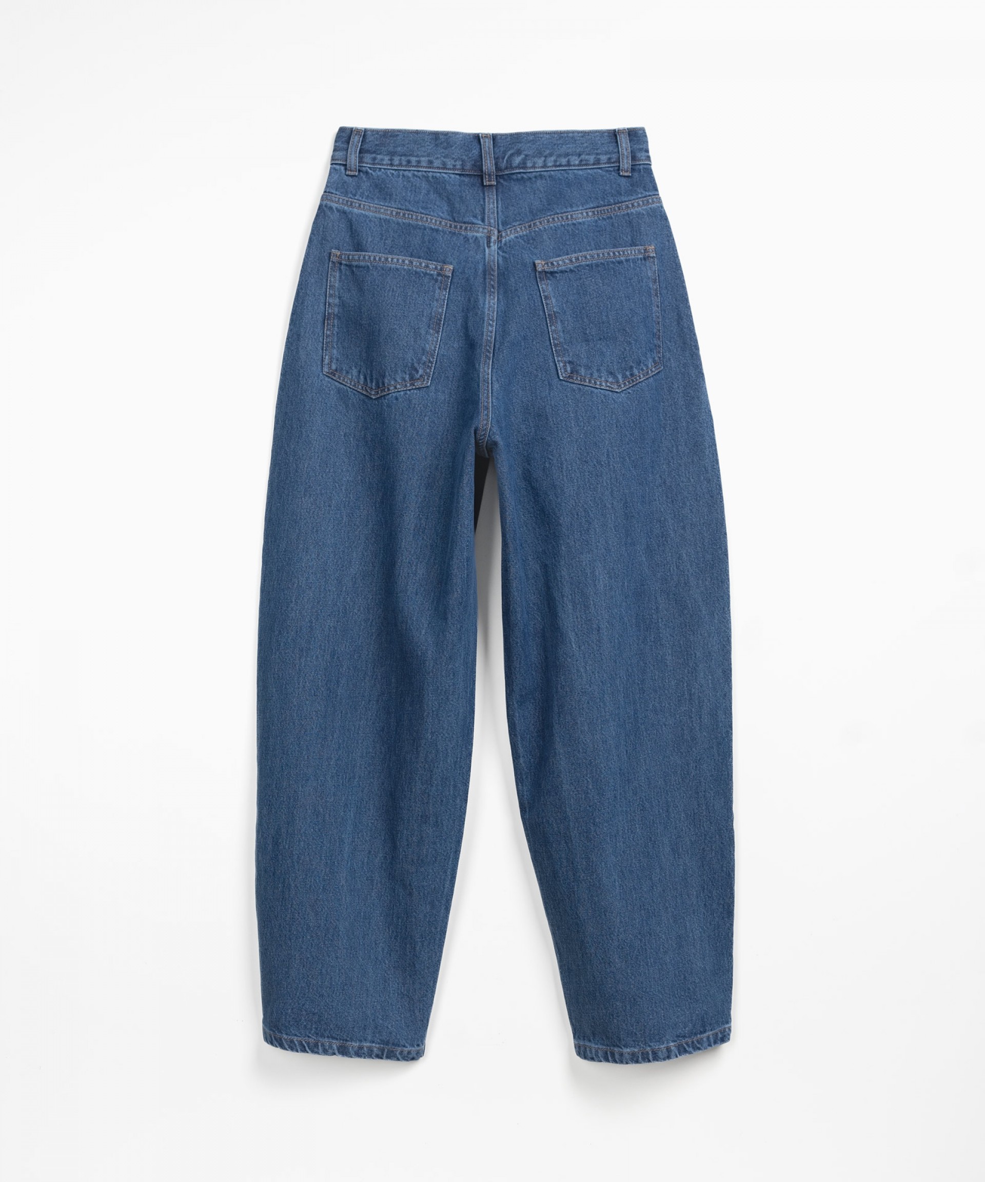 Denim pants with a mixture of fibers | Wooden Memories