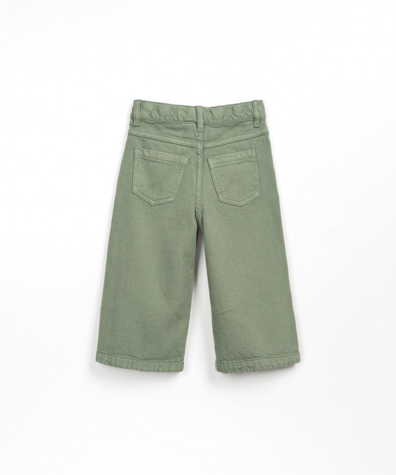 Pantaloni di twill di cotone 