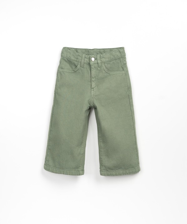 Cotton twill pants