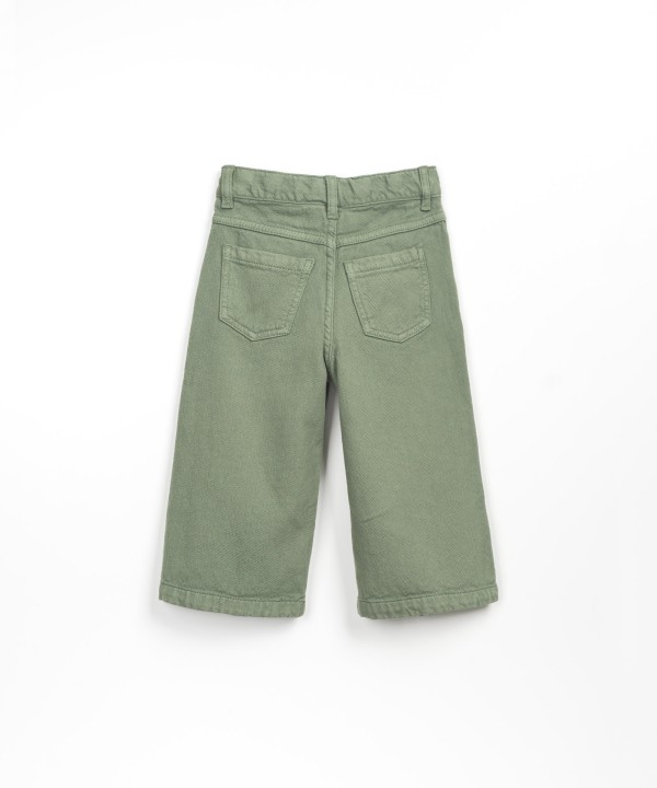 Cotton twill pants