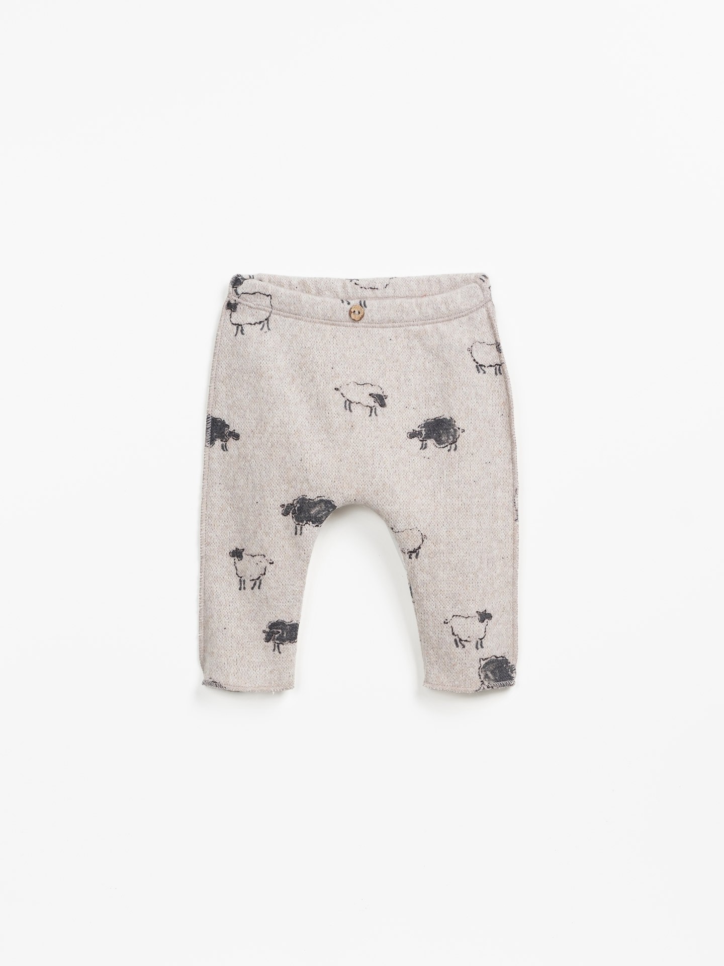 Pants with sheep print