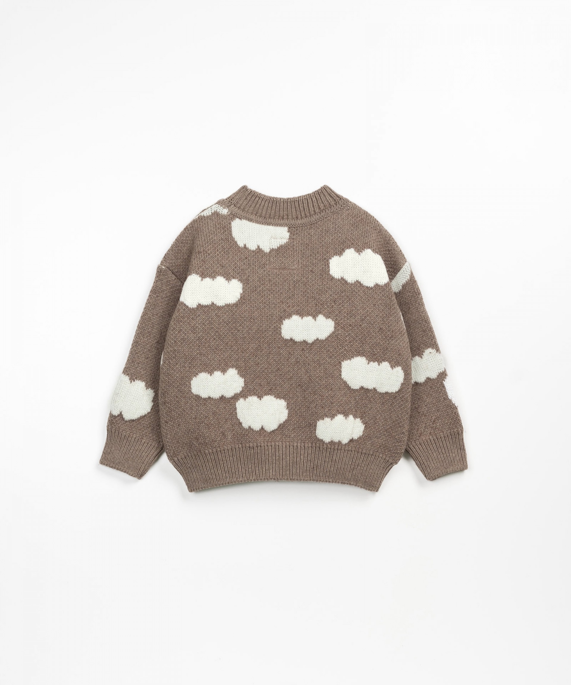 Knitted sweater with print | Wooden Memories