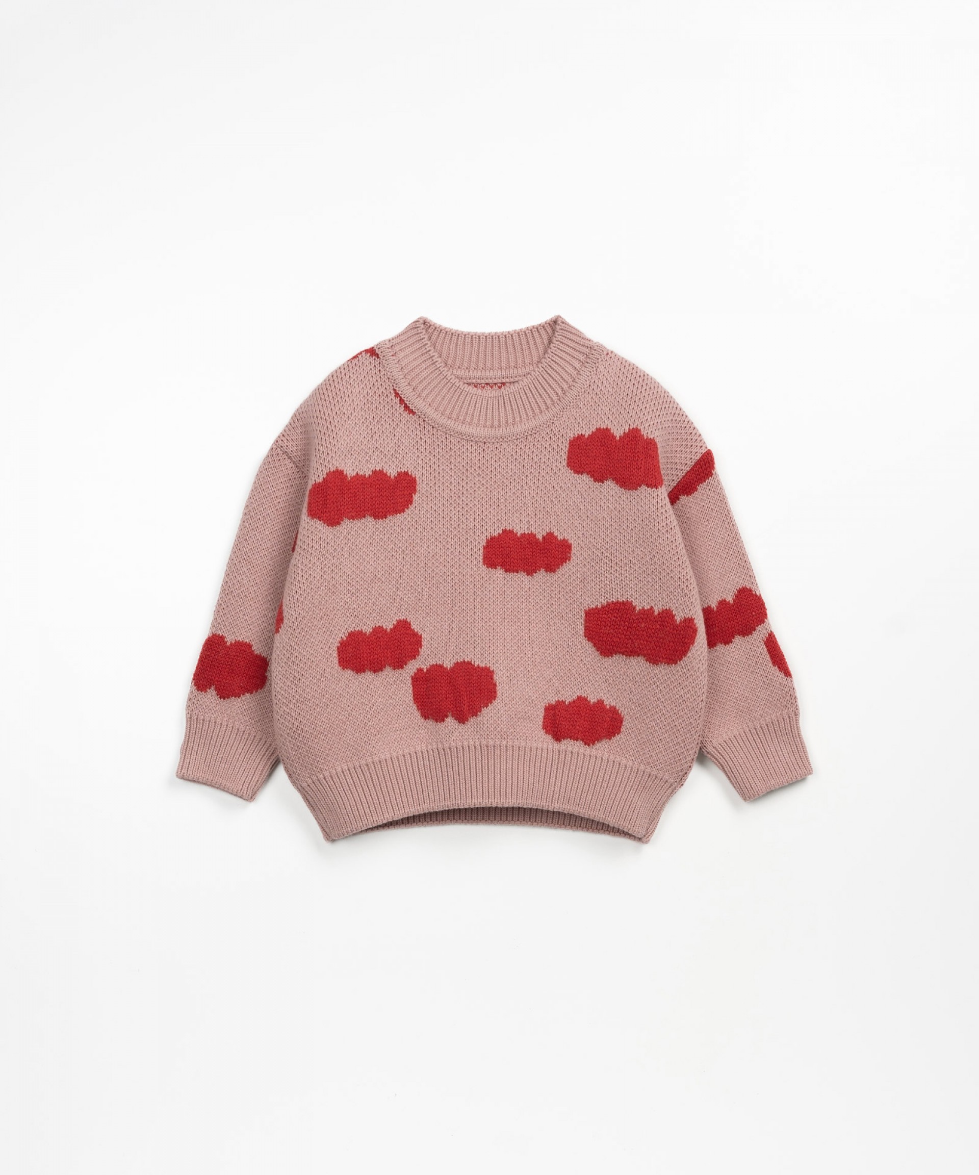 Knitted sweater with print | Wooden Memories