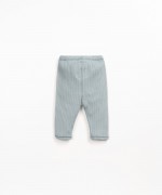 Pantaloni di maglia con cuciture a contrasto | Wooden Memories