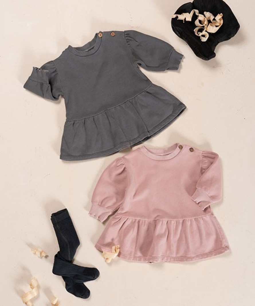 Vestido com mistura de algod�o org�nico e algod�o