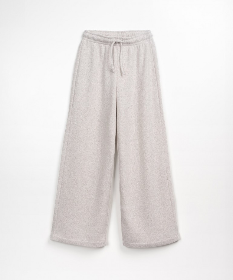 Jersey pants with adjustable waist