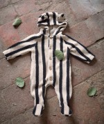 Jumpsuit with vertical stripes | Wooden Memories