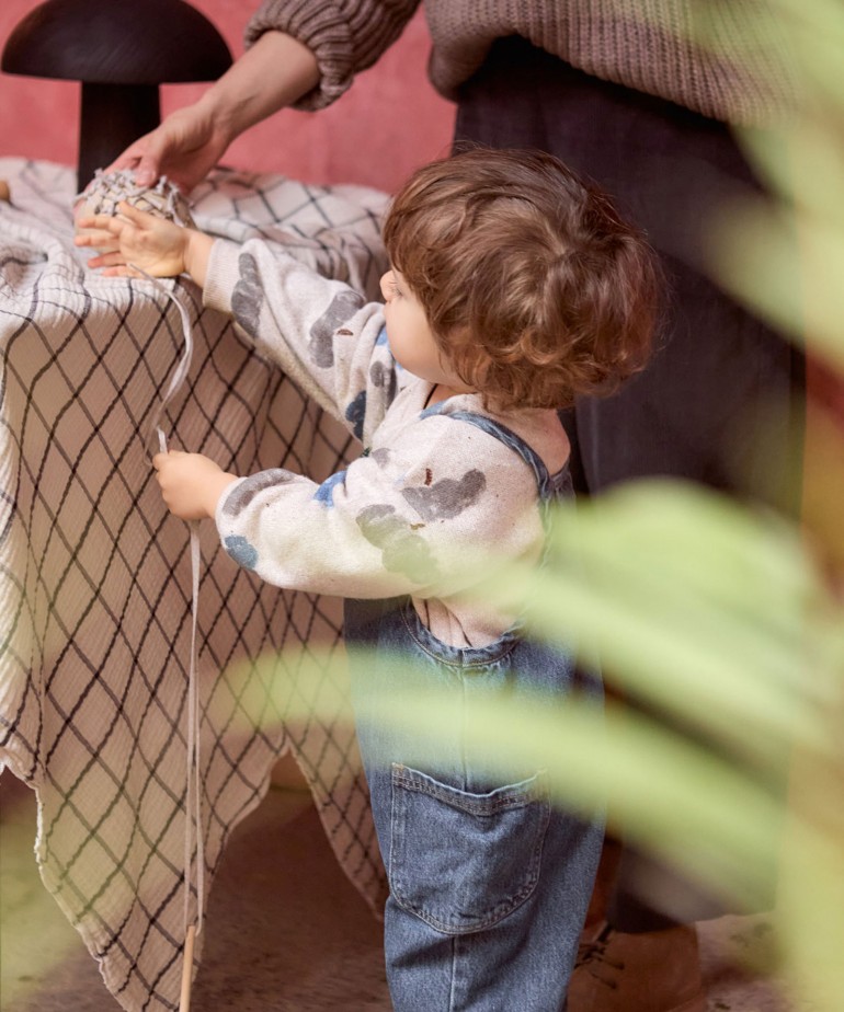 Tutona di jeans con tasche