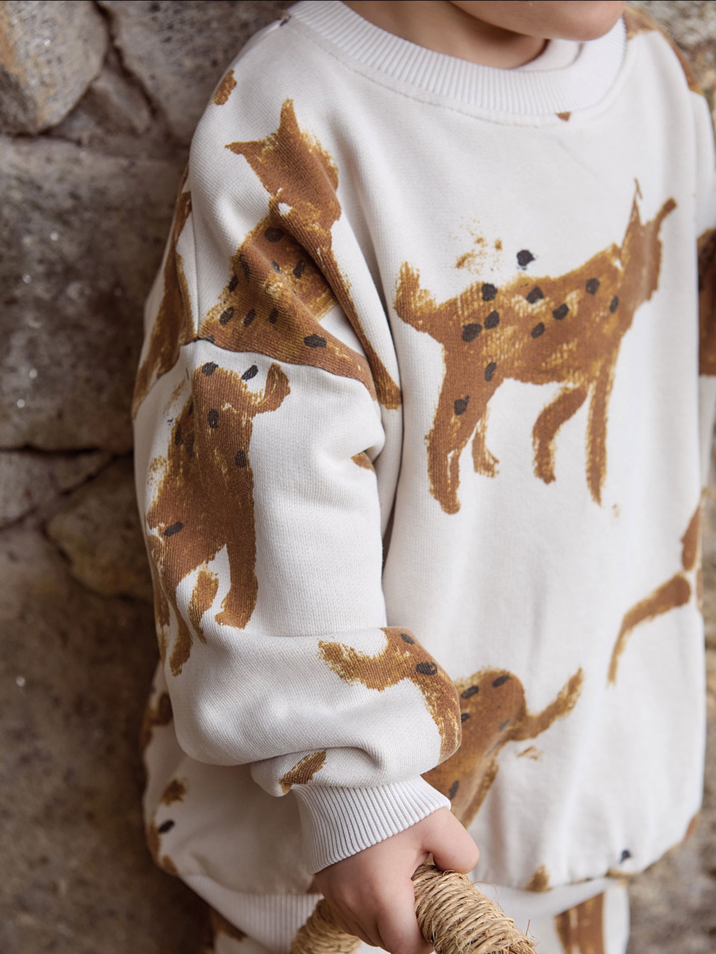 Jersey con estampado de linces