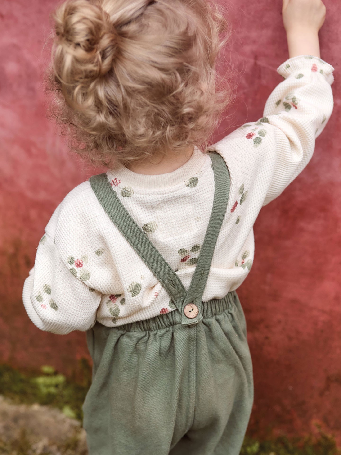 Salopette avec élastique au dos