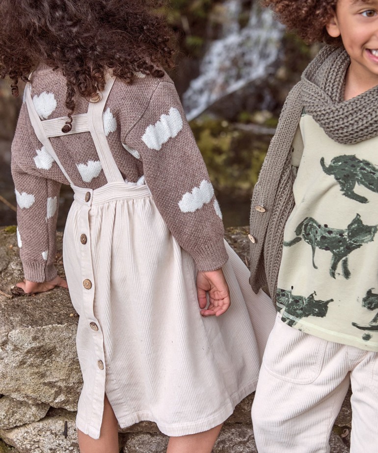 Scaldacollo di lana lavorato a maglia