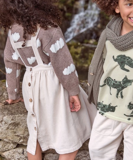 Scaldacollo di lana lavorato a maglia