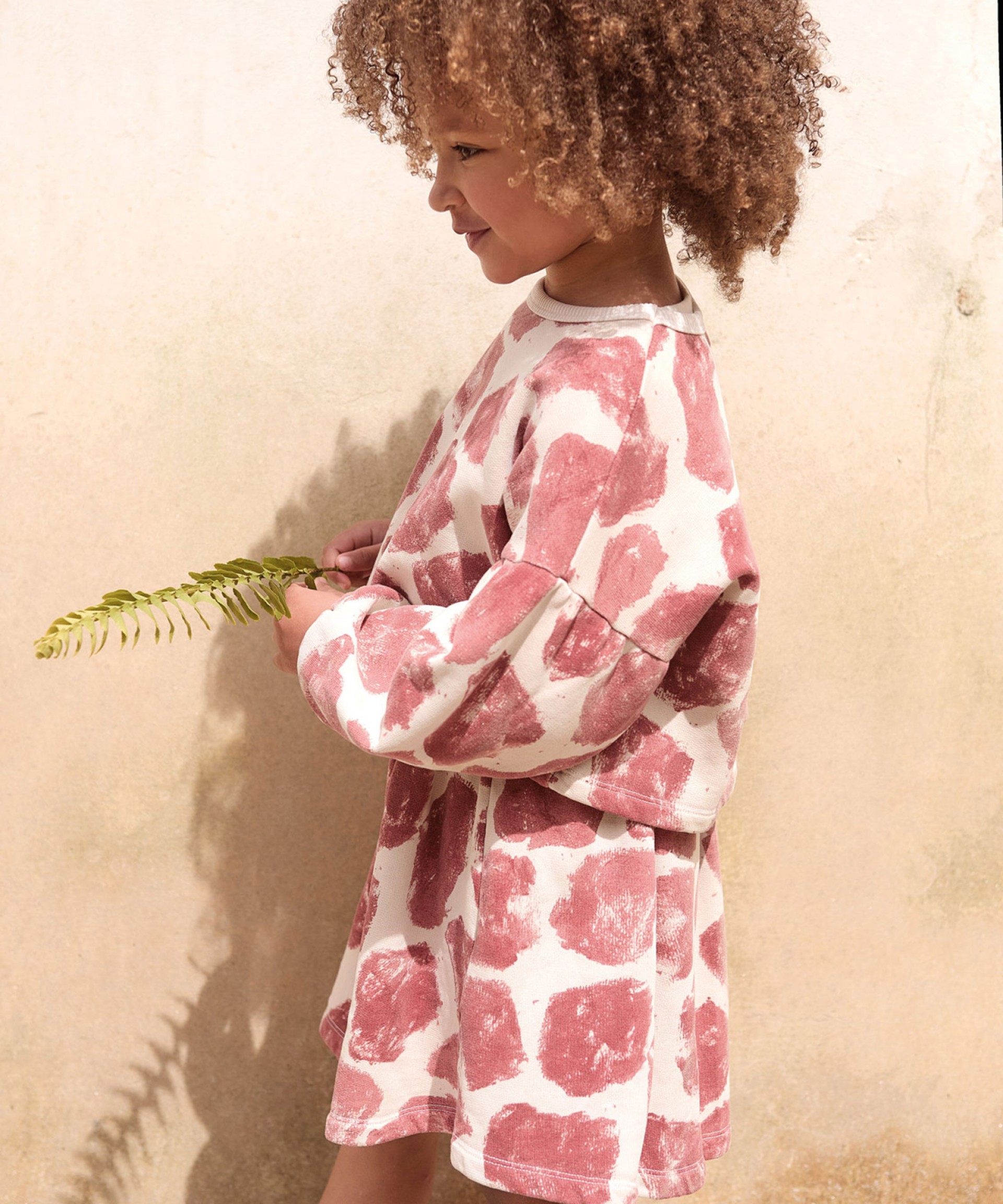 Gonna in maglia con stampa a macchie di giraffe | Wooden Memories