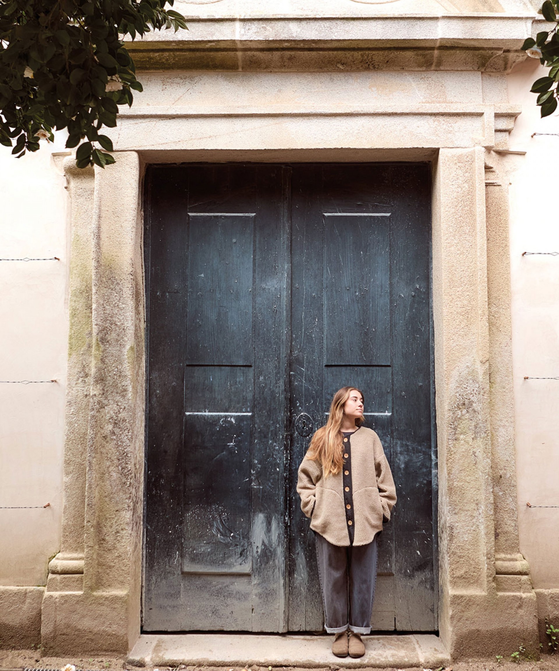 Casaco de pelo com bolsos | Wooden Memories