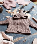 Casaco tricot com capucho | Wooden Memories