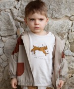 T-shirt in a mixture of natural fibers and recycled fibers | Wooden Memories