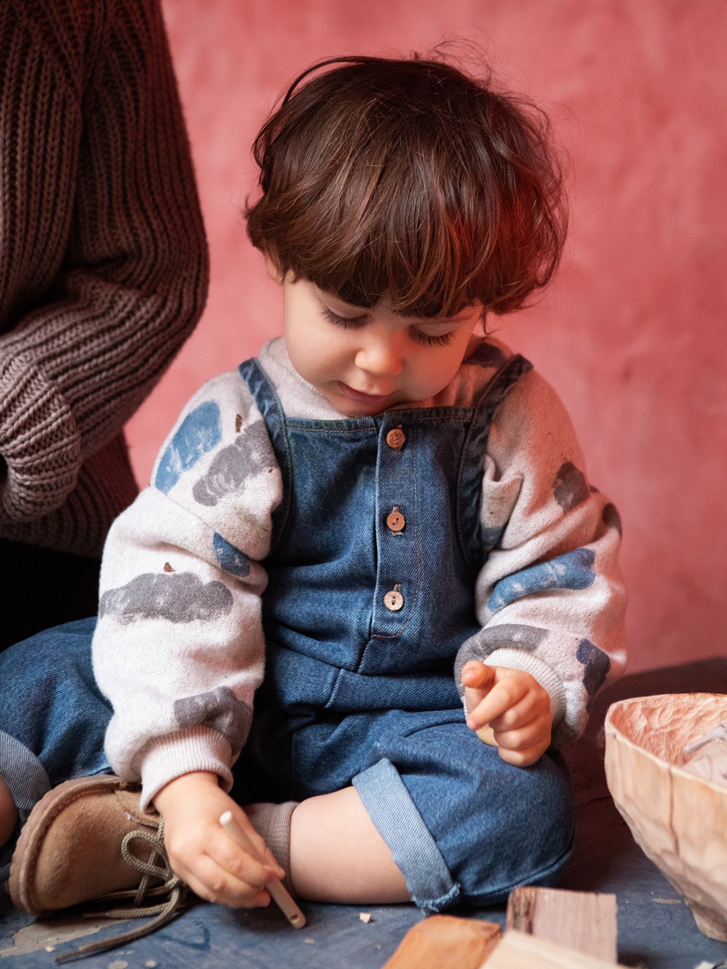 Mono vaquero con bolsillos