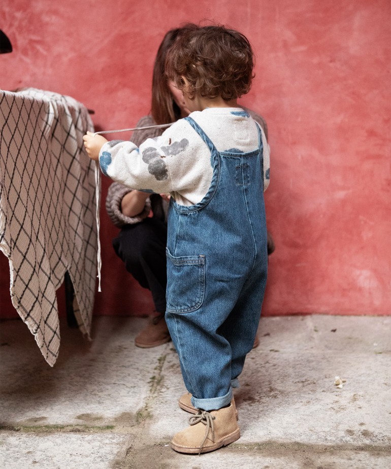 Tutona di jeans con tasche