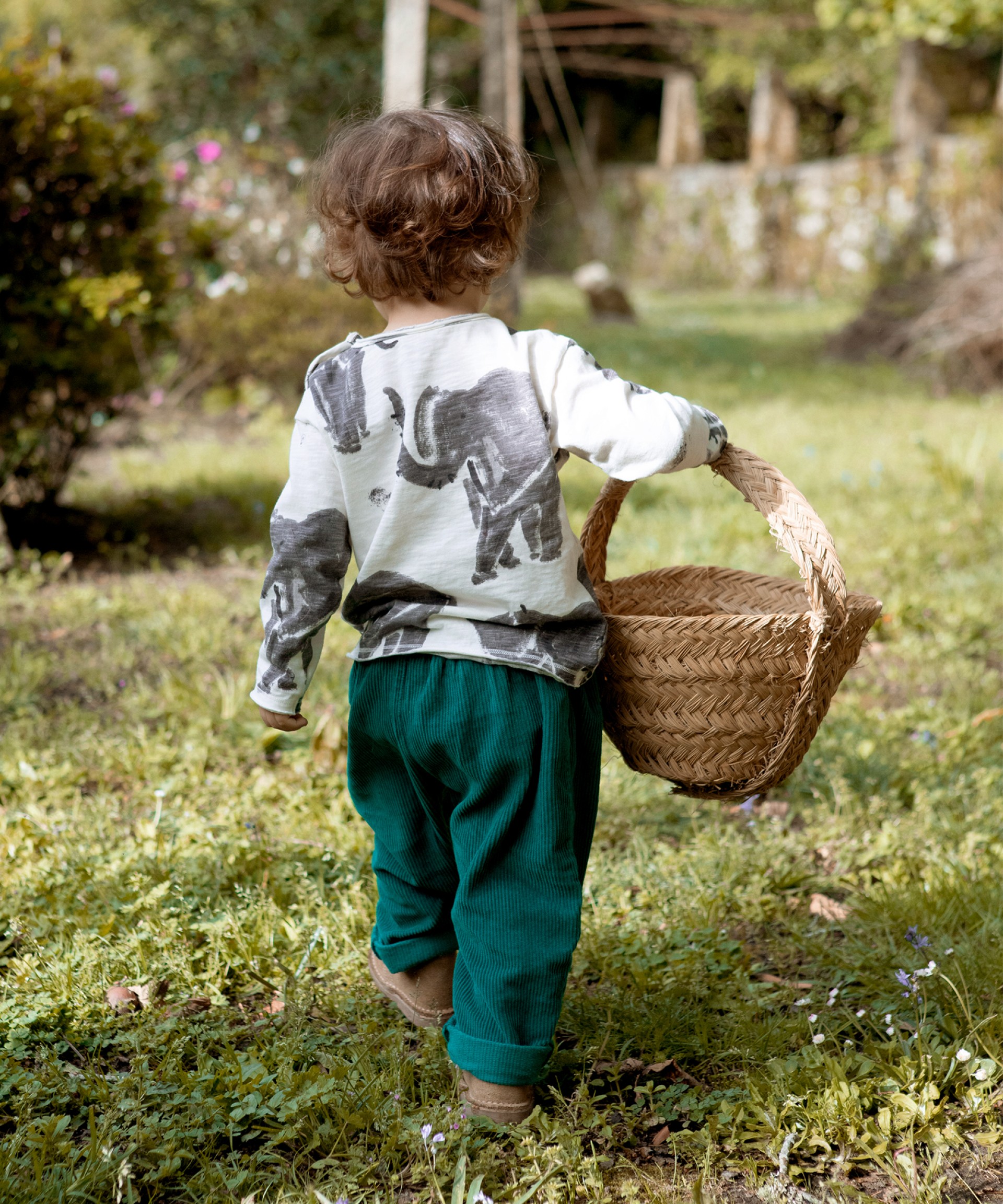 Pantaln de pana con mezcla de algodn reciclado y algodn | Wooden Memories