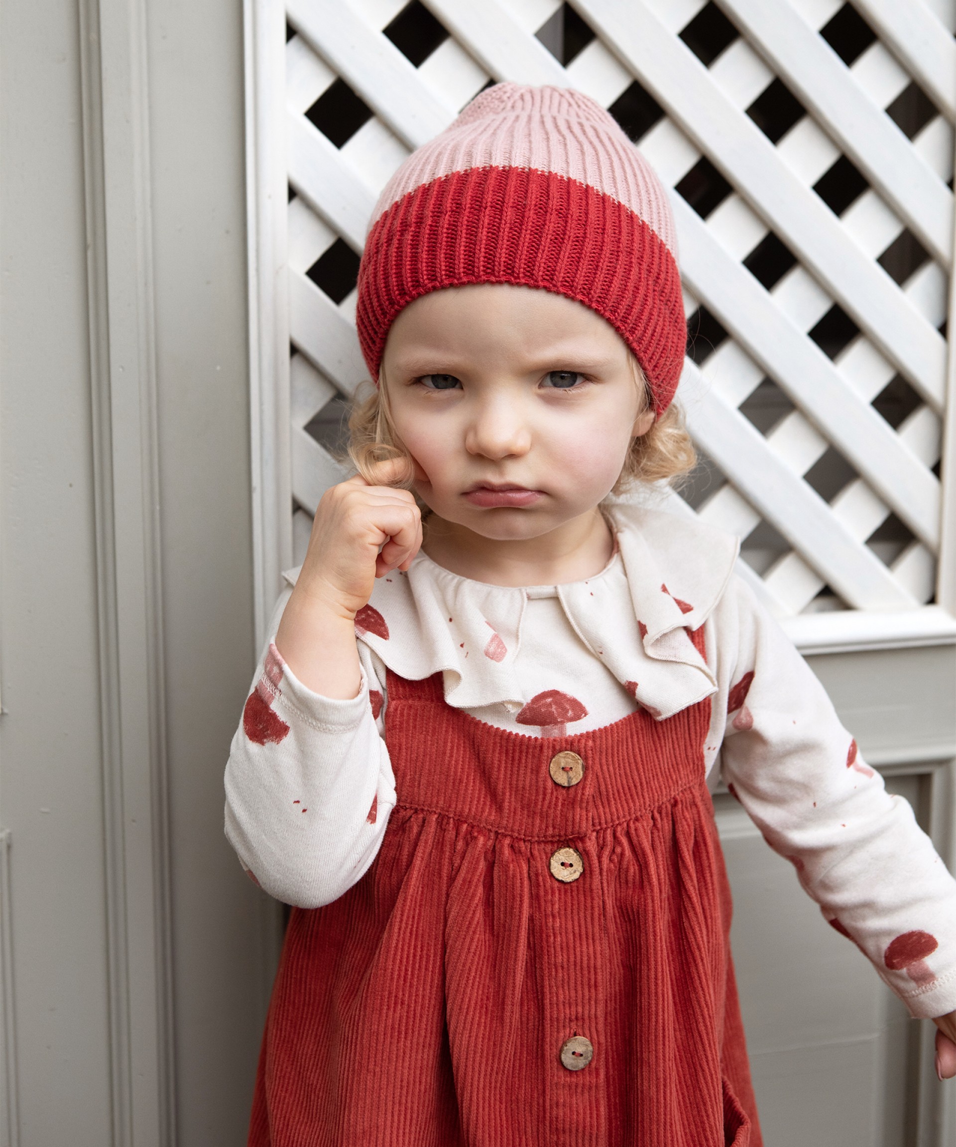 Corduroy dress with pocket | Wooden Memories