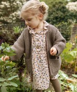 Robe en tissu avec col | Wooden Memories